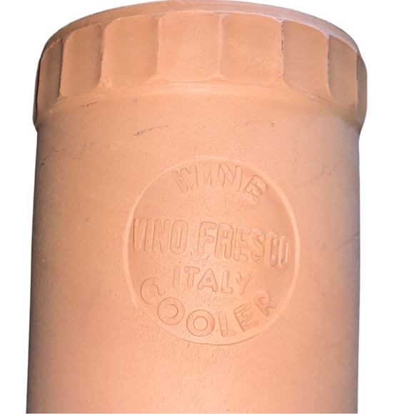 Gourmet Himark Kitchen Dining Vtg Wine Color Vino Fresco Terracotta Wine Cooler Made In